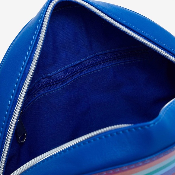 NWT Loungefly Inside Out Sadness Floral Crossbody Bag - Picture 3 of 5